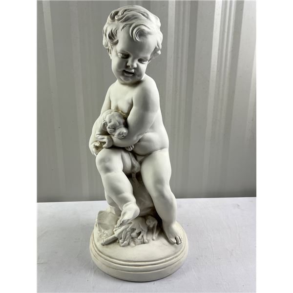 Vintage 1986 Clay Statue