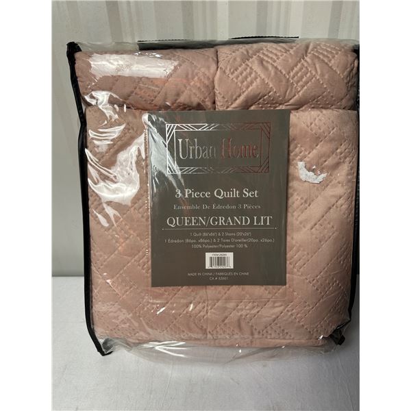 Urban Home Queen Quilt Set