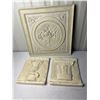 Image 1 : Vintage Stone Wall Plaques