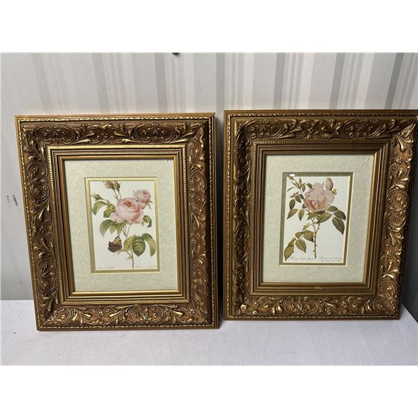 Vintage Wooden Framed Wall Art