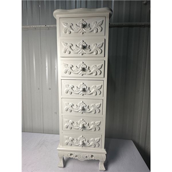 White Cabinet 7 drawer