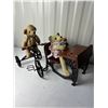 Image 4 : Vintage Wooden Metal Mini Play Desk, Metal and Wooden Tricycle