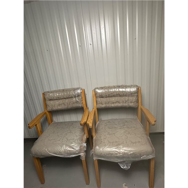 Solid Oak Arm Chairs