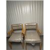 Image 1 : Solid Oak Arm Chairs
