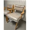 Image 2 : Solid Oak Arm Chairs