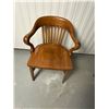 Image 2 : Vintage Solid Oak Office Chair
