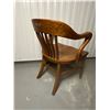 Image 3 : Vintage Solid Oak Office Chair