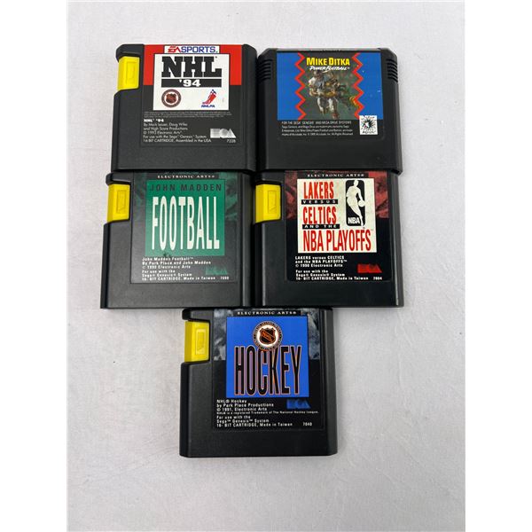 Sega Genesis Game Cartridges