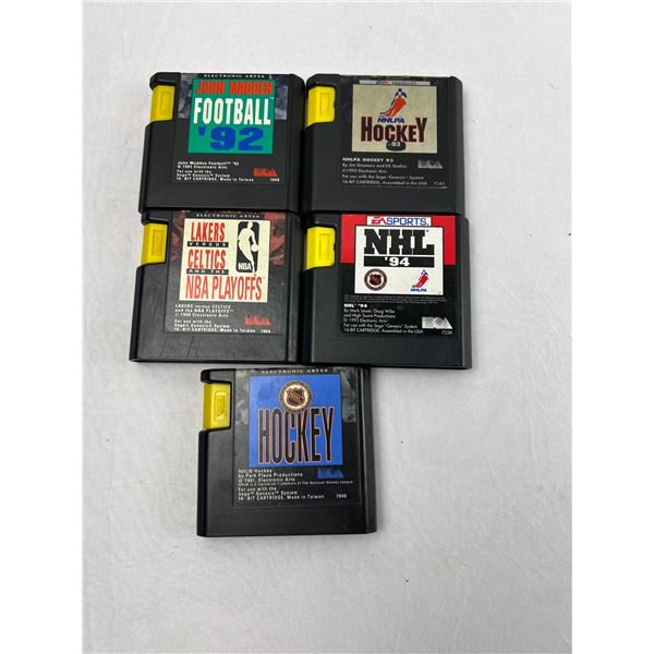 Sega Genesis Game Cartridges