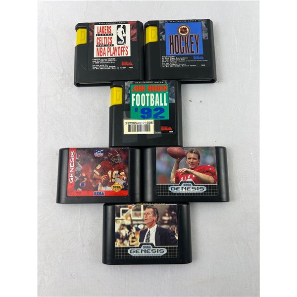 Sega Genesis Game Cartridges