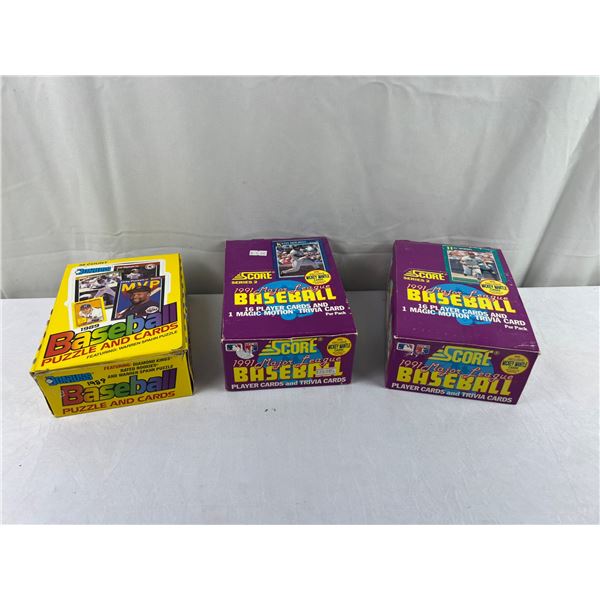 Donruss & Score Baseball Cards