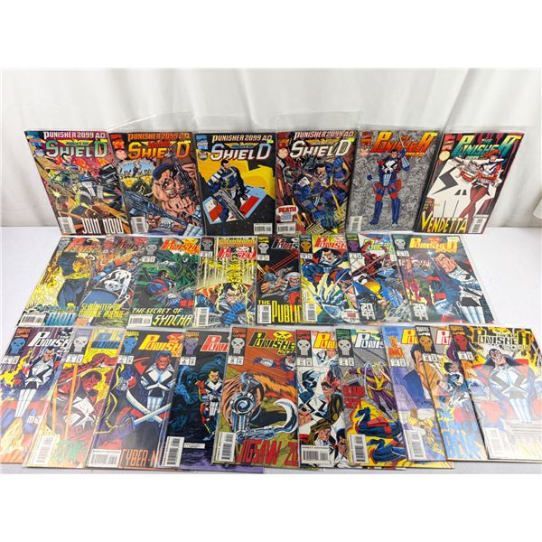 Lot of Marvel "The Punisher" Comic Books