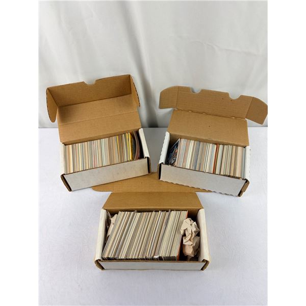 Three Boxes of Baseball Cards