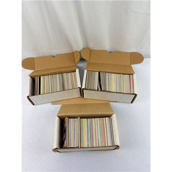 Three Boxes of Baseball Cards