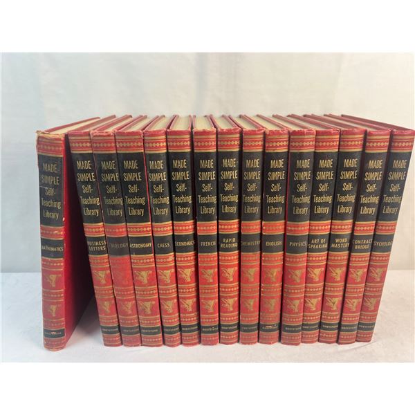 15 Made Simple Self Teaching Library 1950's