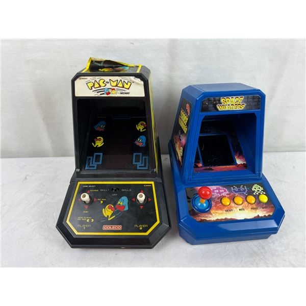 Vintage Pac-Man & Space Invaders - Both work