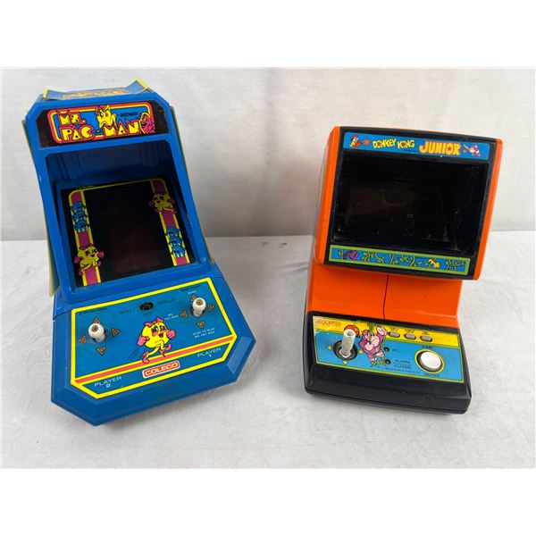 Vintage Ms Pac-Man & Donky Kong Jr - Both work