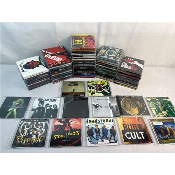 Collection of Rock CDs