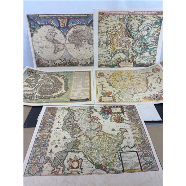 11 Old World Maps in Portfolio