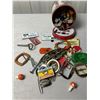 Image 1 : button and knick knack collection in tins