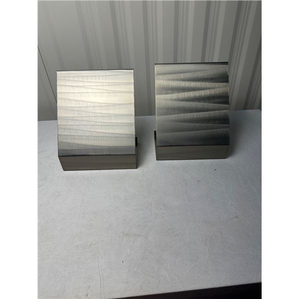 Set of 2 Heavy Duty Steel Magnetic display stands 7 1/2" x 8 1/2 "