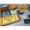 Image 2 : Cheese box priced $1.49, Old rolling pin and bowl, Asian single tea set, and more