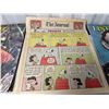 Image 2 : Collection of old newspapers, Peanuts cartoon 1972, 1972 Reveen souvenir program, old comic