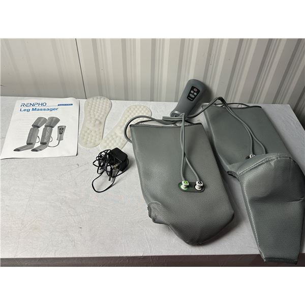 Renpho leg massage boots,  the set is used to promote circulation. works