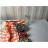 Image 4 : Apothecary Jars(8), Vintage Nylon stockings (new), vintage tins and more
