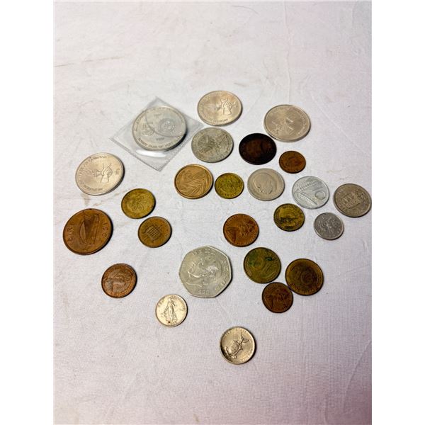 small collection of coins