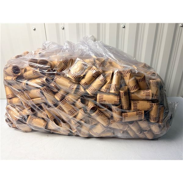 Large box of almost 1000 Toonie coin rollers
