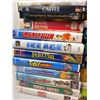 Image 3 : box of family dvd's and VHS tapes