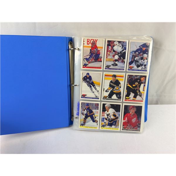 Binder of 93-94' O-Pee-Chee Hockey Cards