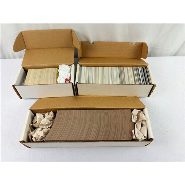 Three Boxes of Baseball Cards