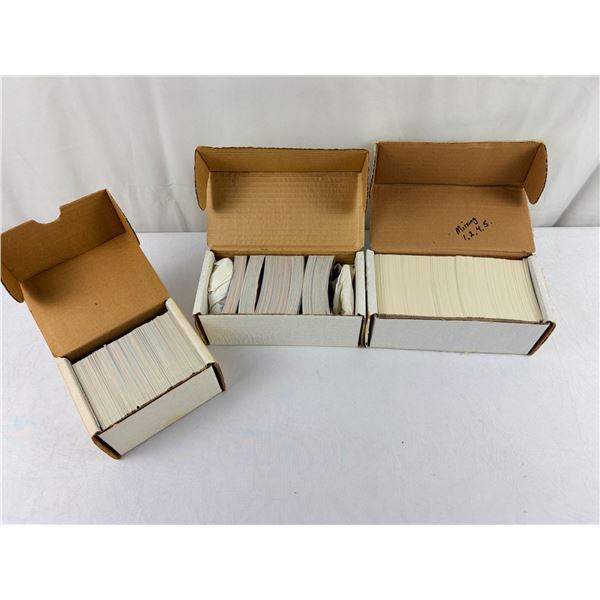 Three Boxes of Baseball Cards