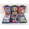 Image 1 : Genesis Sega Game Cartridges