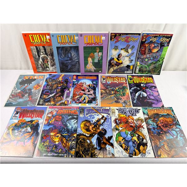 Varierty of Image and Dark Horse Comics