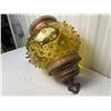 Image 3 : Yellow Glass Hanging Oil Lamp