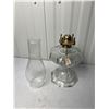 Image 3 : Glass Table Oil Lamp with globe
