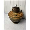 Image 4 : Copper base table oil lamp
