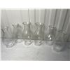 Image 1 : 6 large belly fluted globes