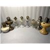 Image 1 : 8 misc. table oil lamps