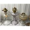 Image 3 : 8 misc. table oil lamps