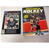 Image 1 : The Great Book of Hockey Hard Cover   1991 - Stan & Shirley Fischler & 1990 NHL Year Book 1st Ed