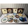 Image 1 : Collectable Plates lot of 13 , Aynsley China, Limogues, Bradford Echange, Disneyland 1970.