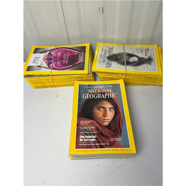 National Geographic Sets of 12 1993,1994, June 1985-Blue eys girl & more