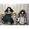 Image 3 : Lot of 11 Antique & Vintage porcelain dolls   1950s to current