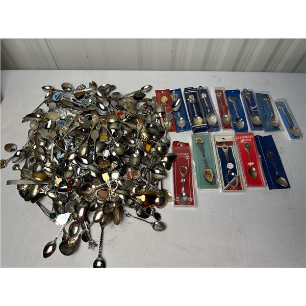 Antique & Vintage Collectable Spoons 200 plus pieces from 1950s-2000