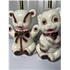 Image 4 : Antique 1940s/50s bear and dog childrens lamps working