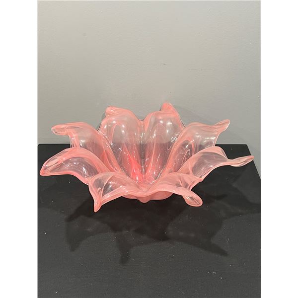 Art Glass Large Dish